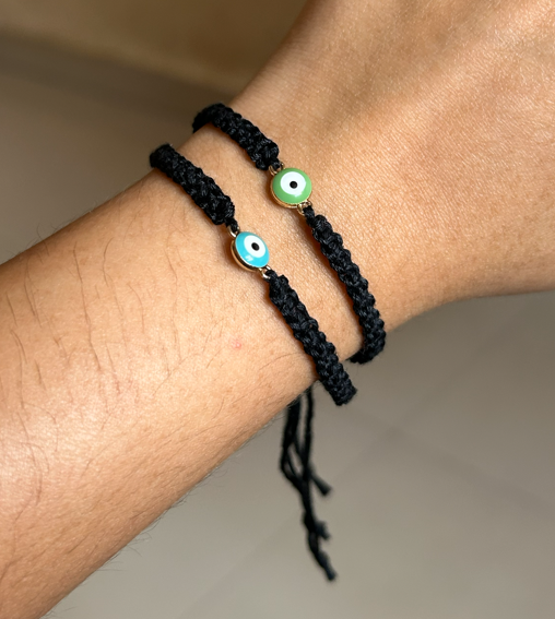 Evil Eye Bracelet Pair