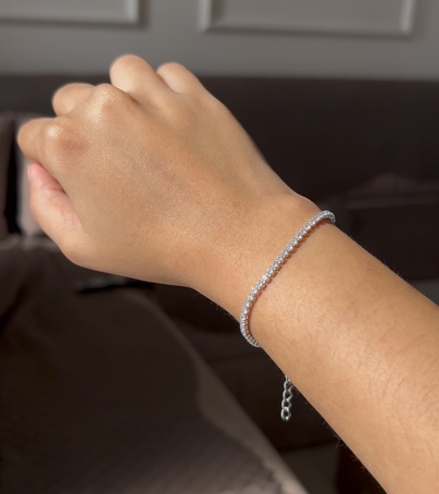 Silver Tennis Bracelet