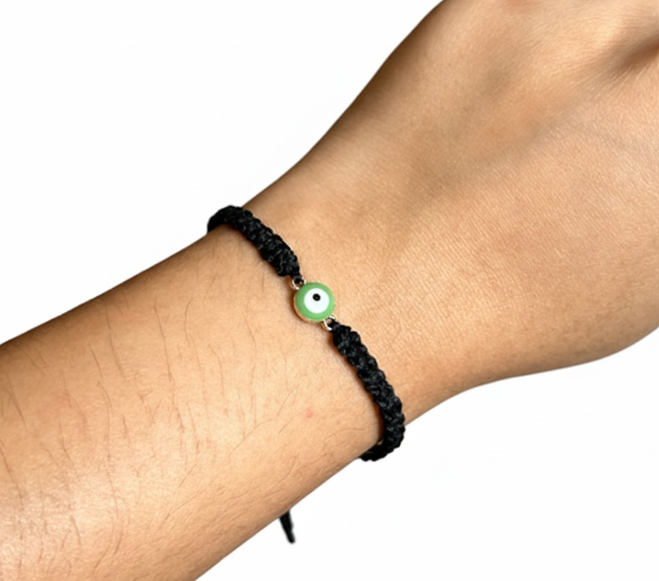 Green Evil Eye Bracelet