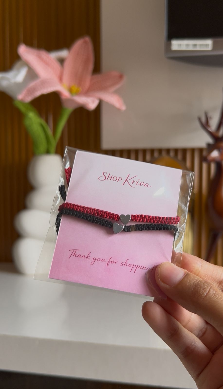 Heart Charm Couple Bracelets