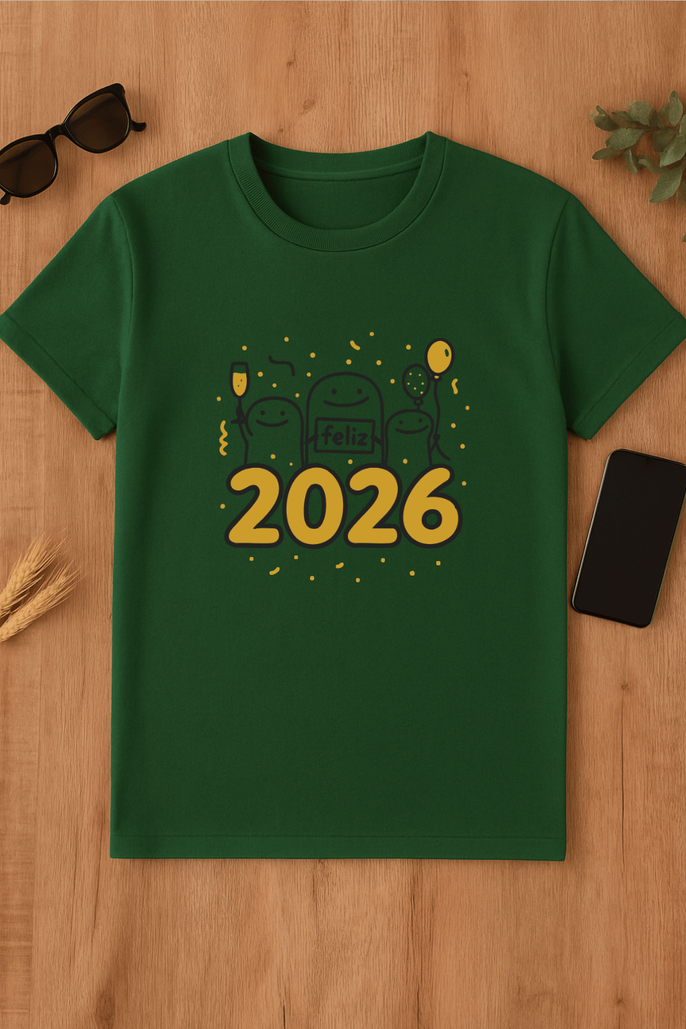 Camiseta Feliz 2026