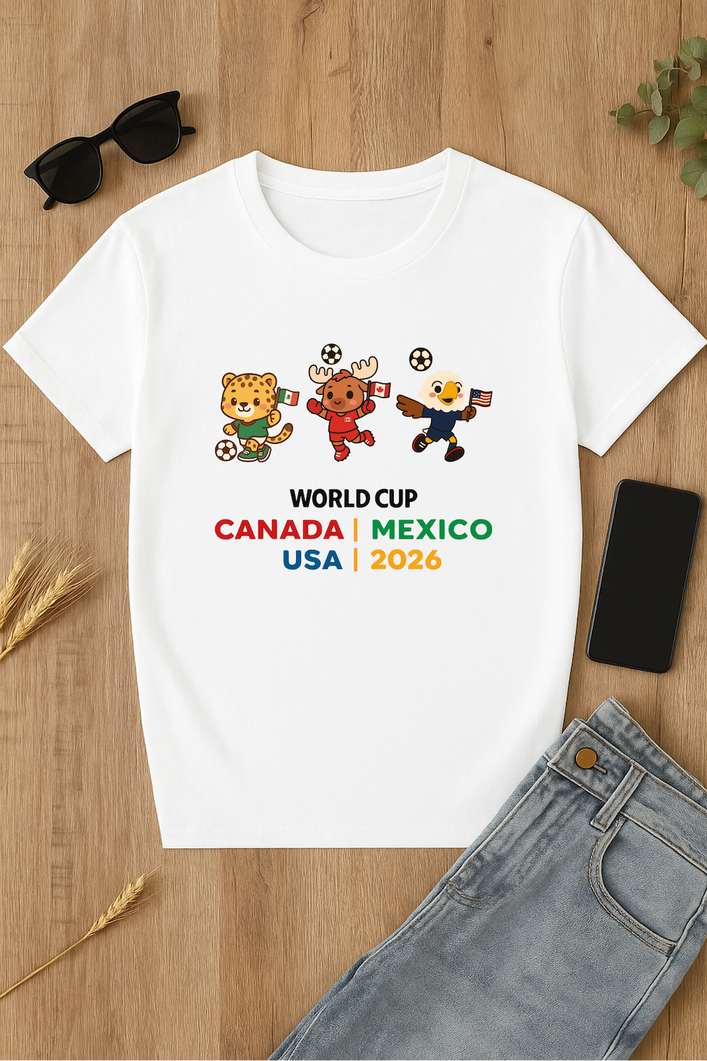 Camiseta Copa Mundial 2026