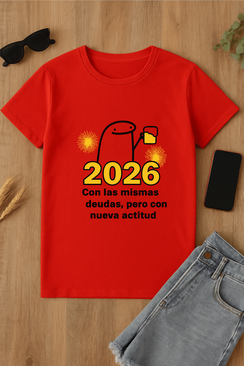 Camiseta roja 2026 edición especial