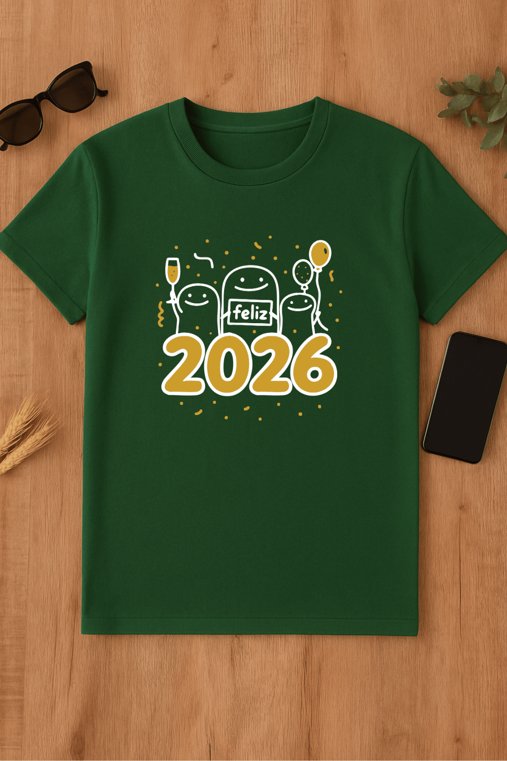 Camiseta Feliz 2026