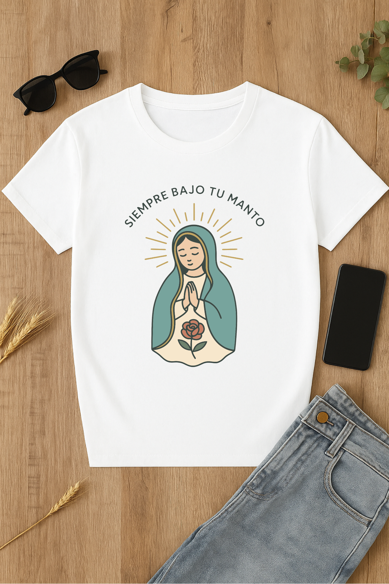 Camiseta 'Siempre Bajo Tu Manto'