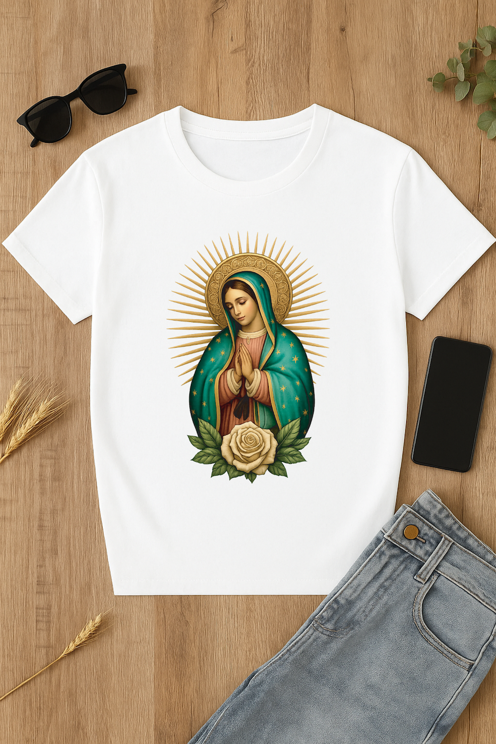 Camiseta de la Virgen de Guadalupe