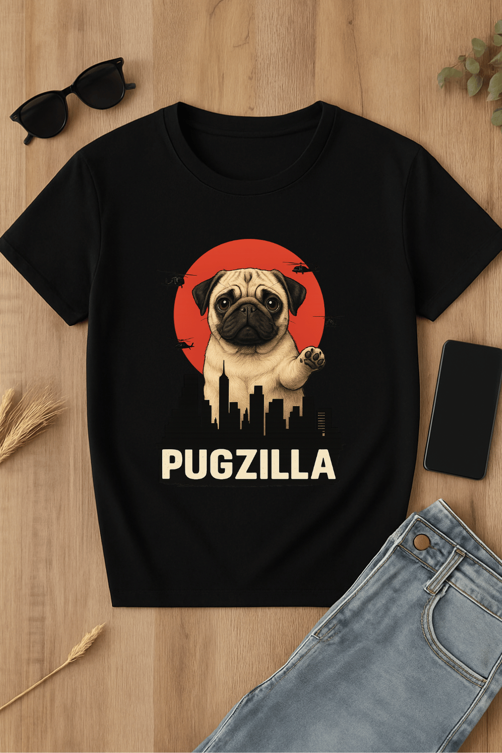 Camiseta Pugzilla