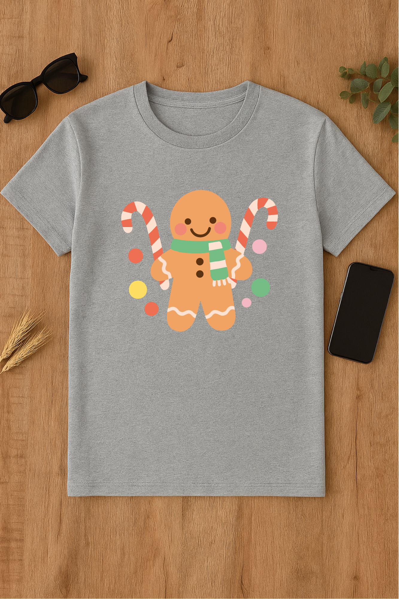 Camiseta de muñeco de jengibre