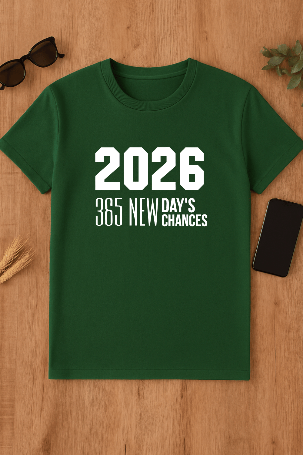 Camiseta verde 2026