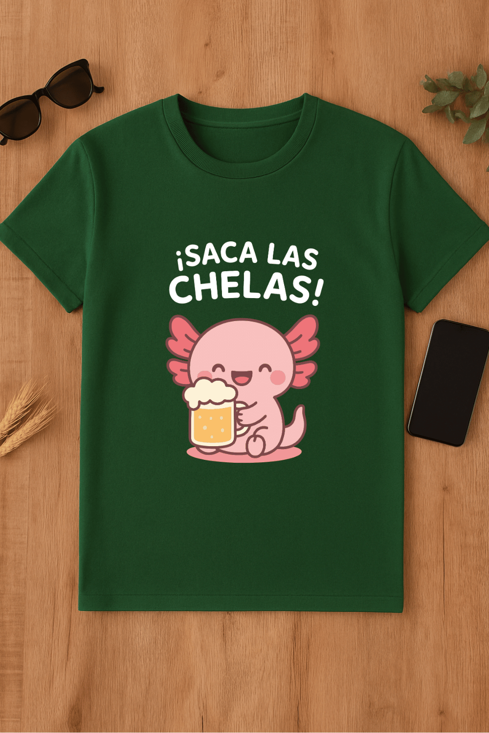 Camiseta '¡Saca las chelas!'