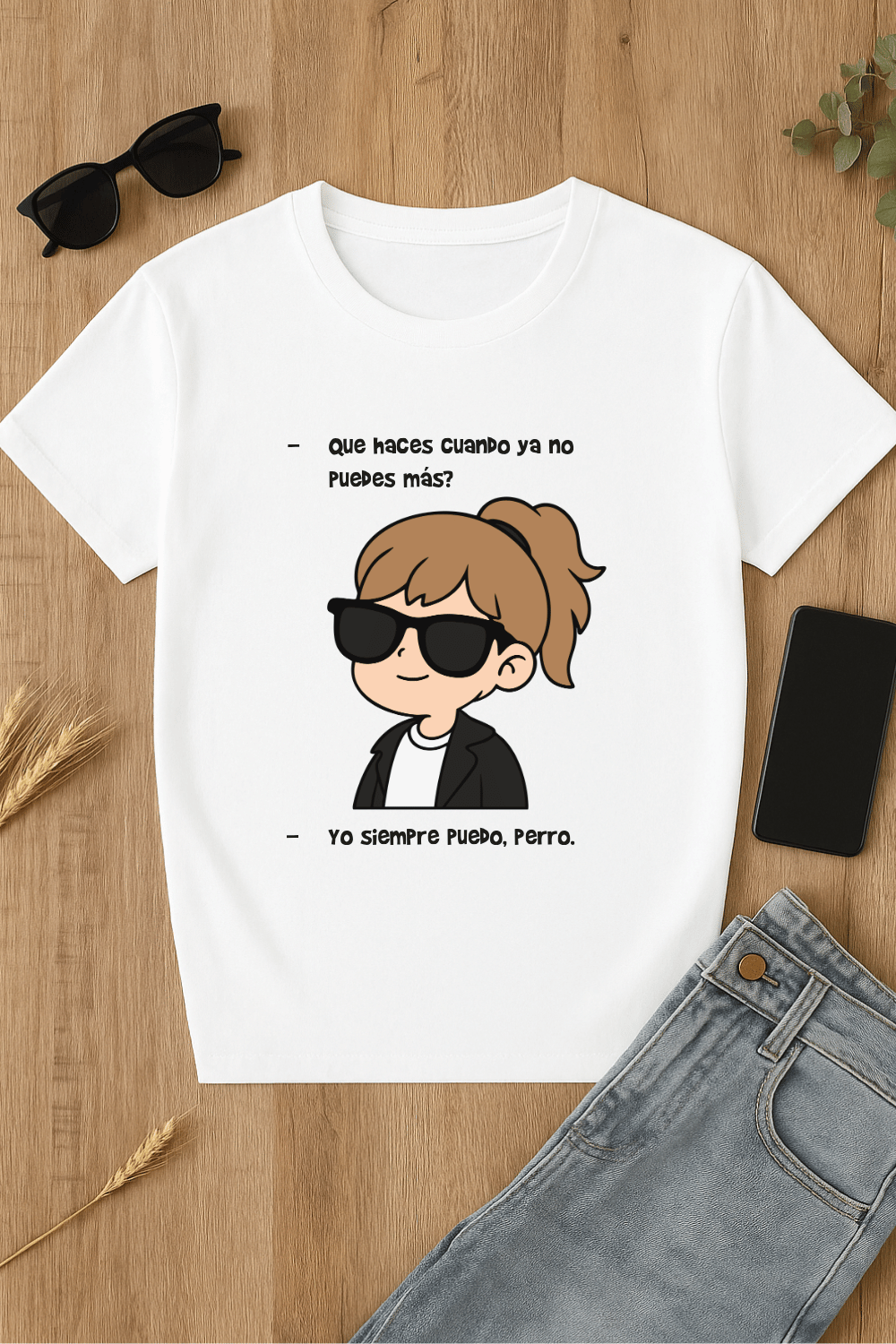 Camiseta estampada divertida