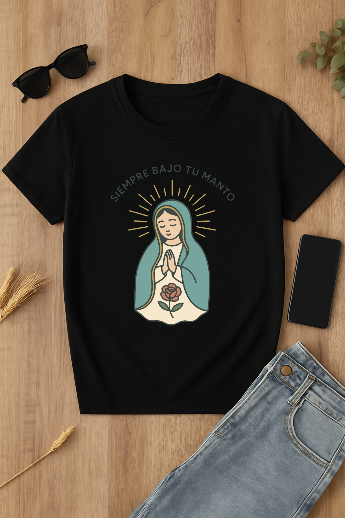 Camiseta Virgen María