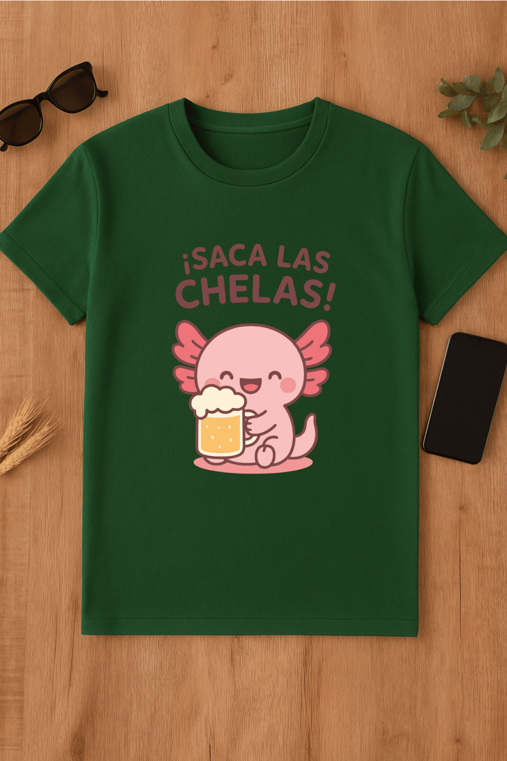 Camiseta '¡Saca las chelas!'
