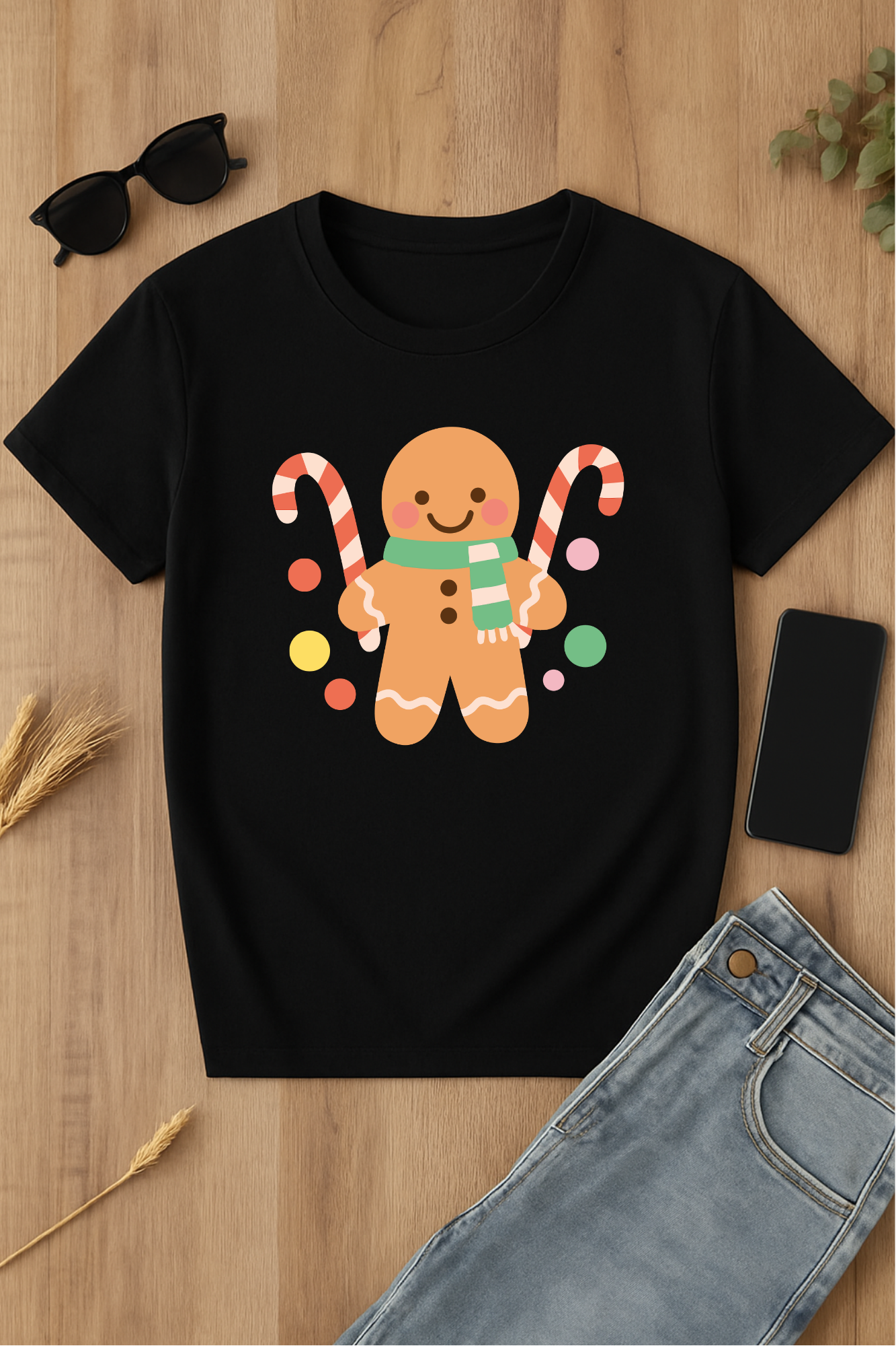 Camiseta de galleta de jengibre