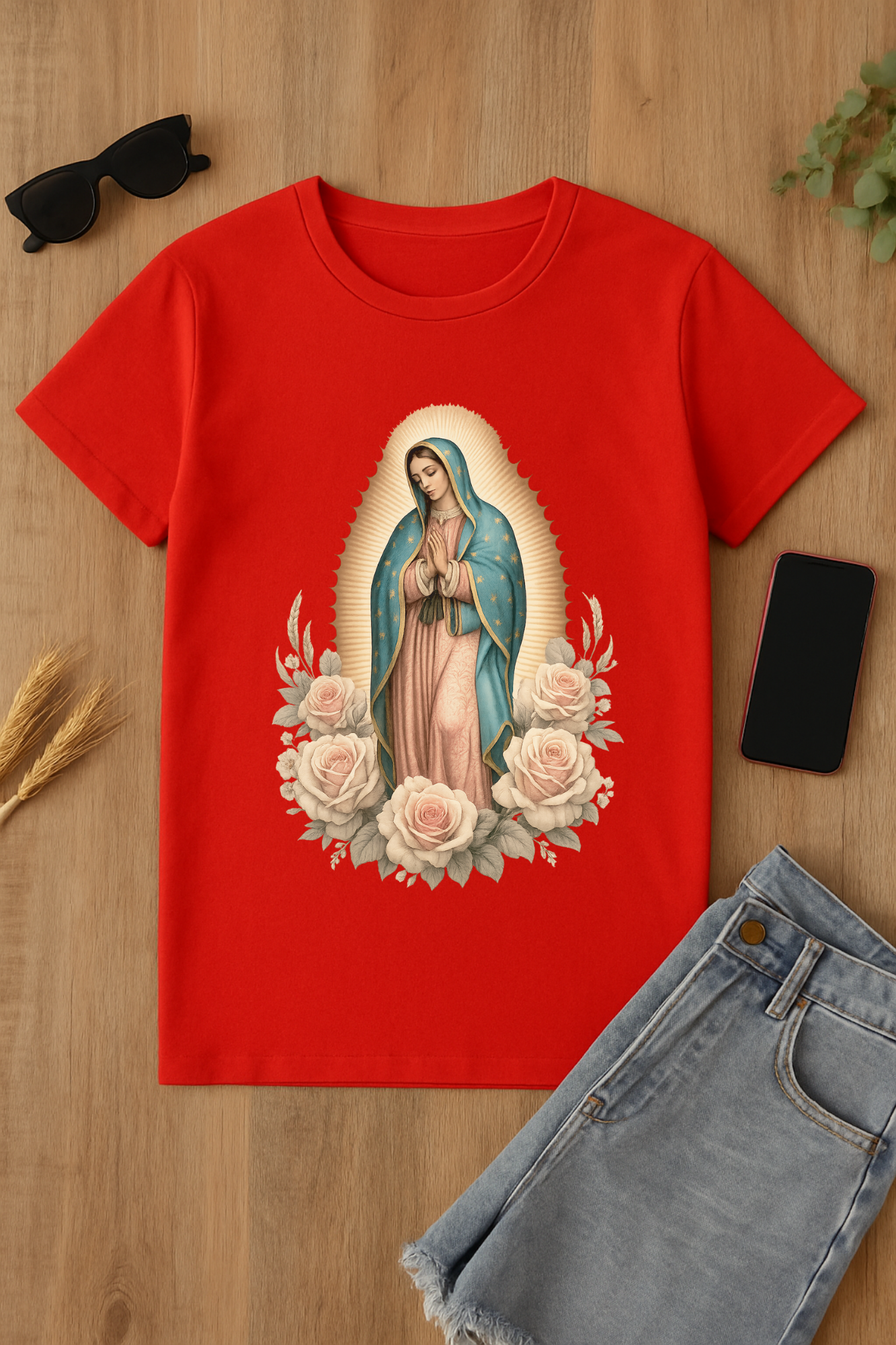Camiseta de la Virgen de Guadalupe