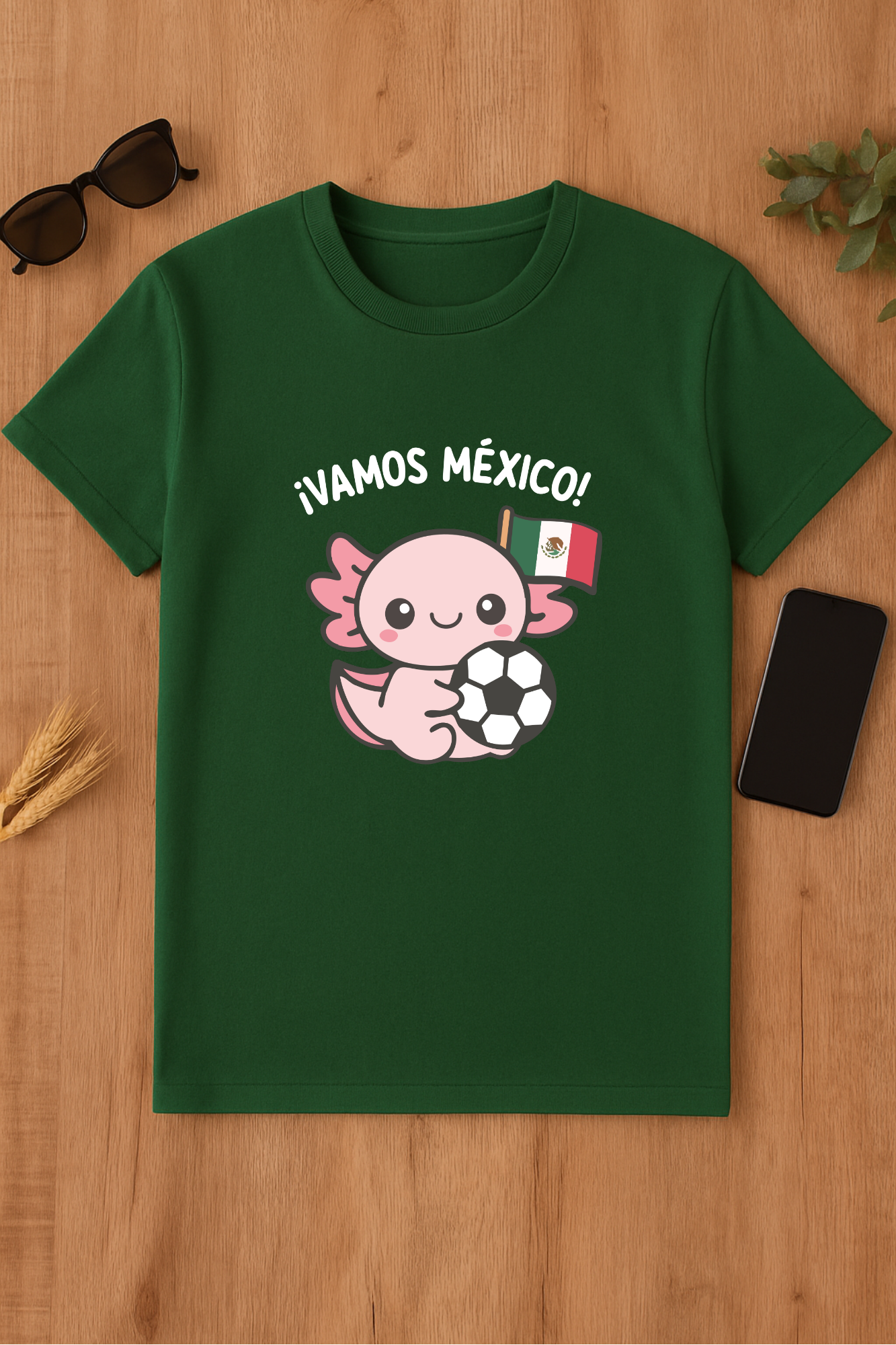 Camiseta verde ¡Vamos México!