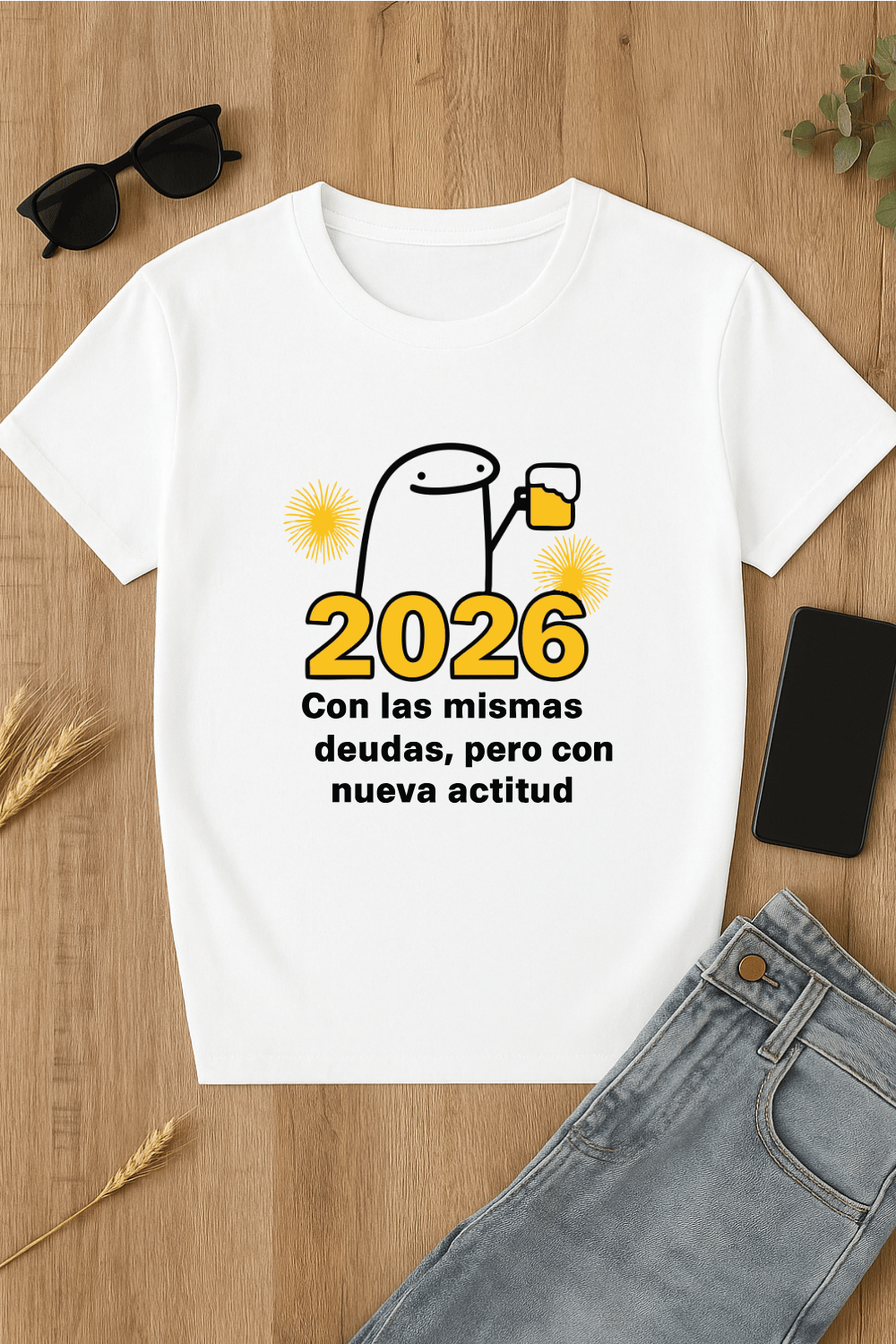 Camiseta divertida 2026