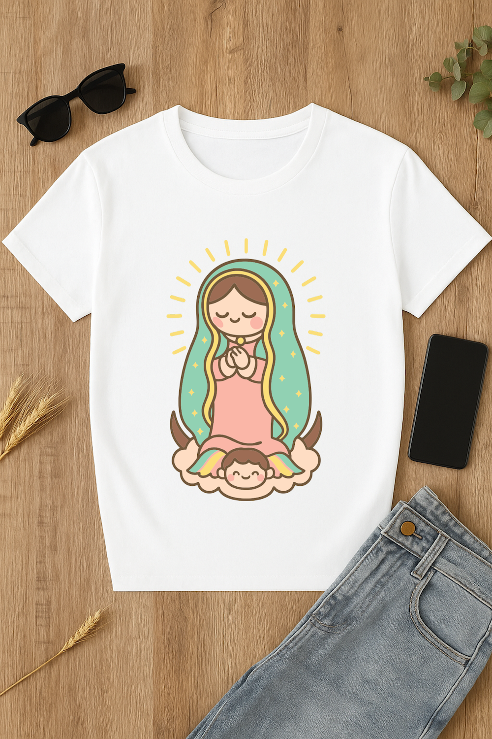 Camiseta Virgen de Guadalupe