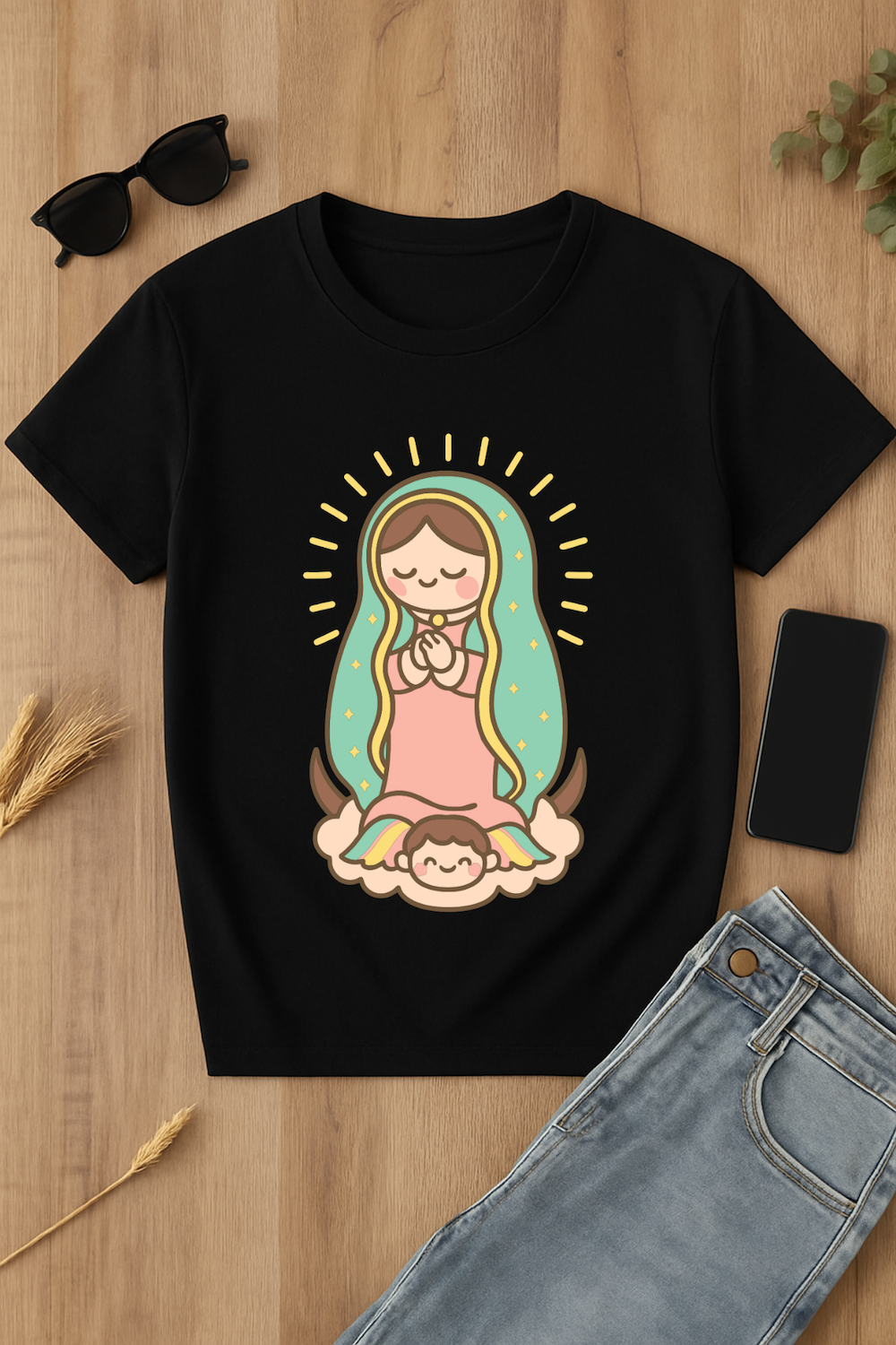 Camiseta Virgen de Guadalupe