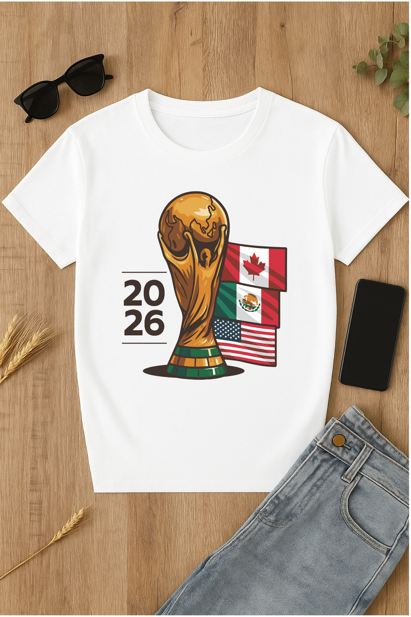 Camiseta Copa Mundial 2026