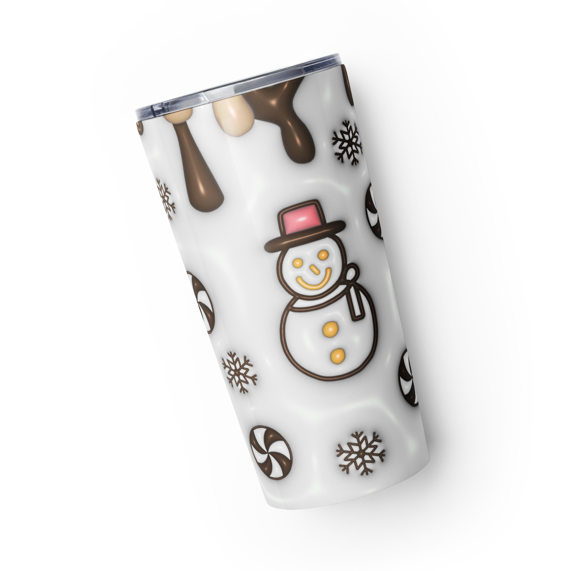 Sweet Winter Snowman Candy Tumbler