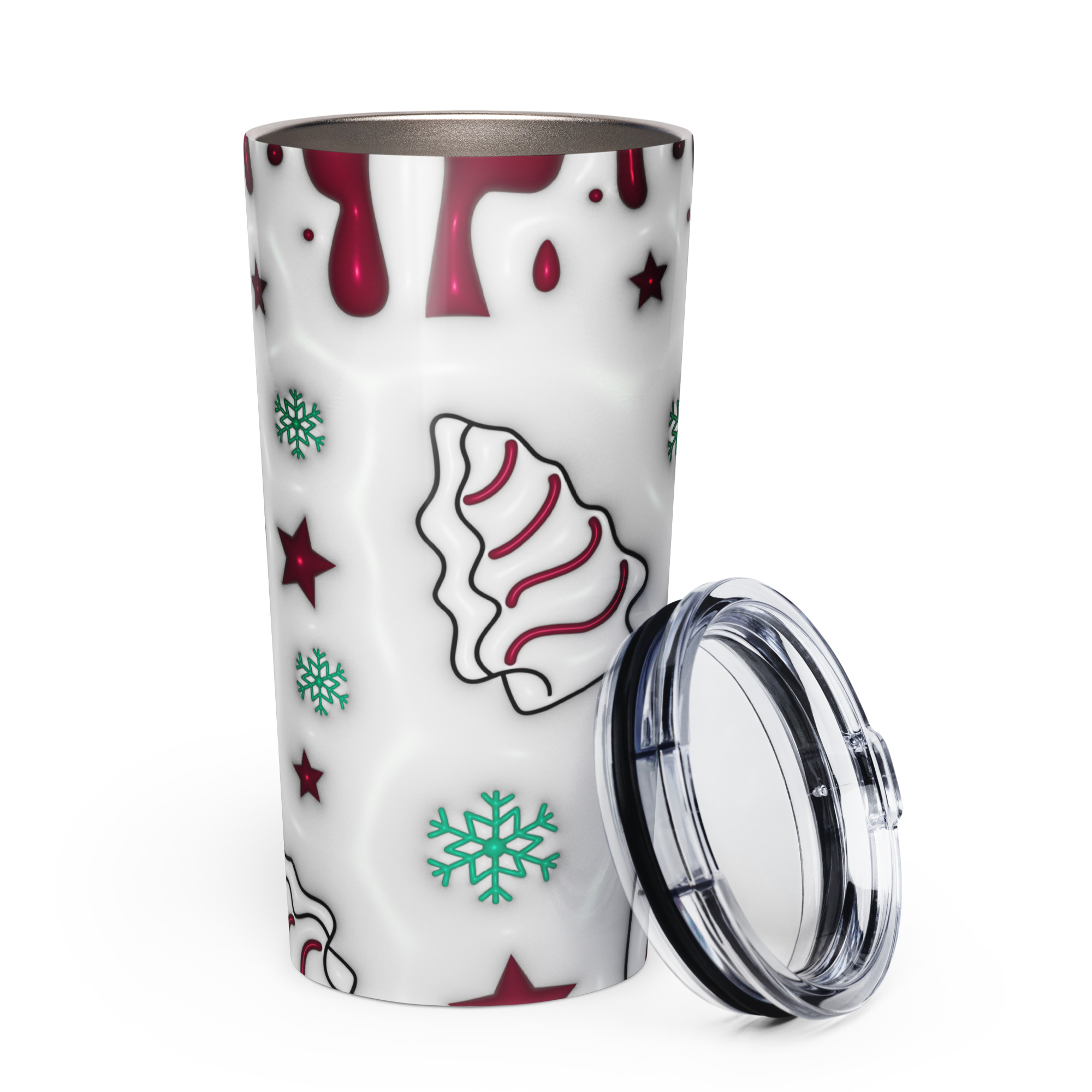 Sweet Season Red Candy Christmas Tumbler