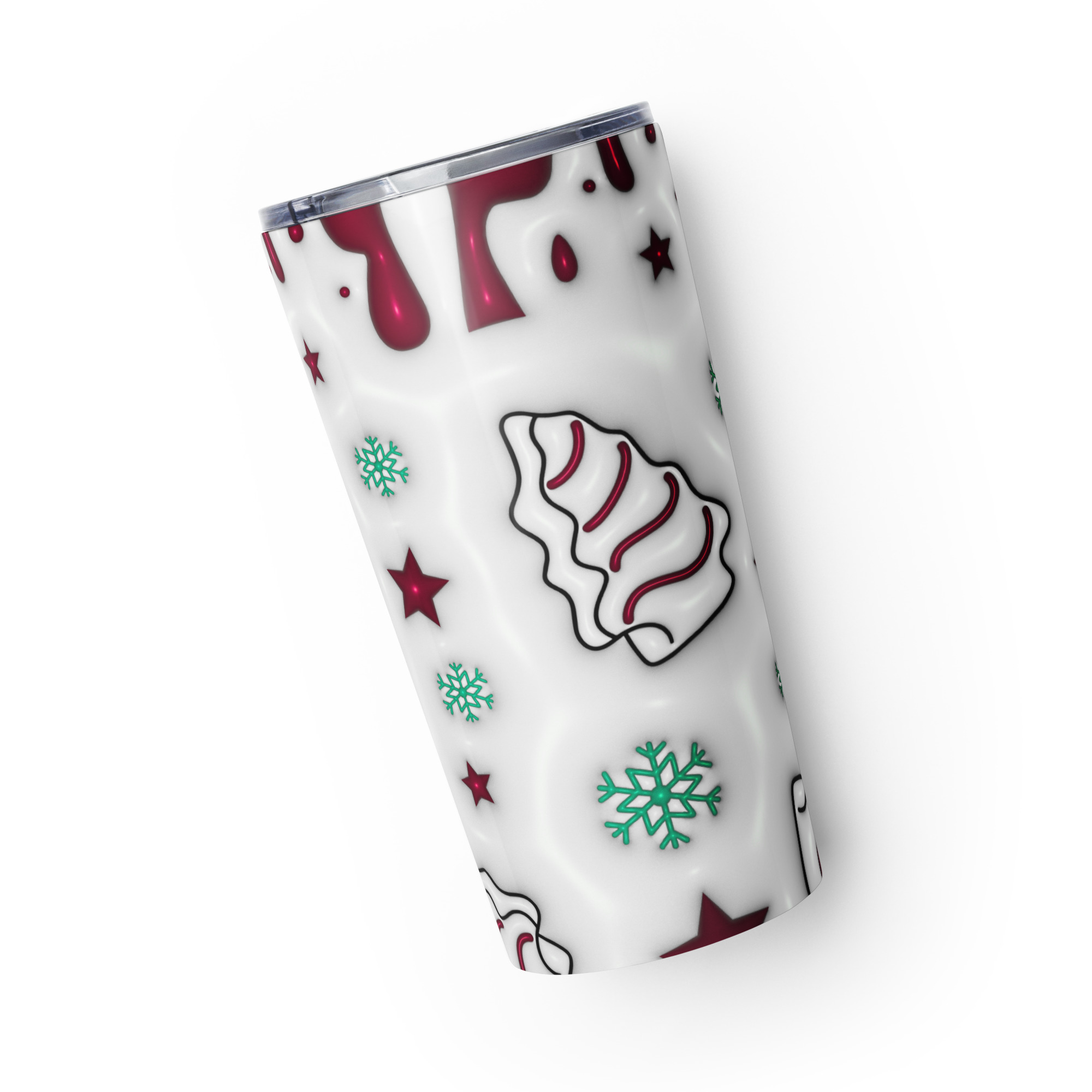 Sweet Season Red Candy Christmas Tumbler