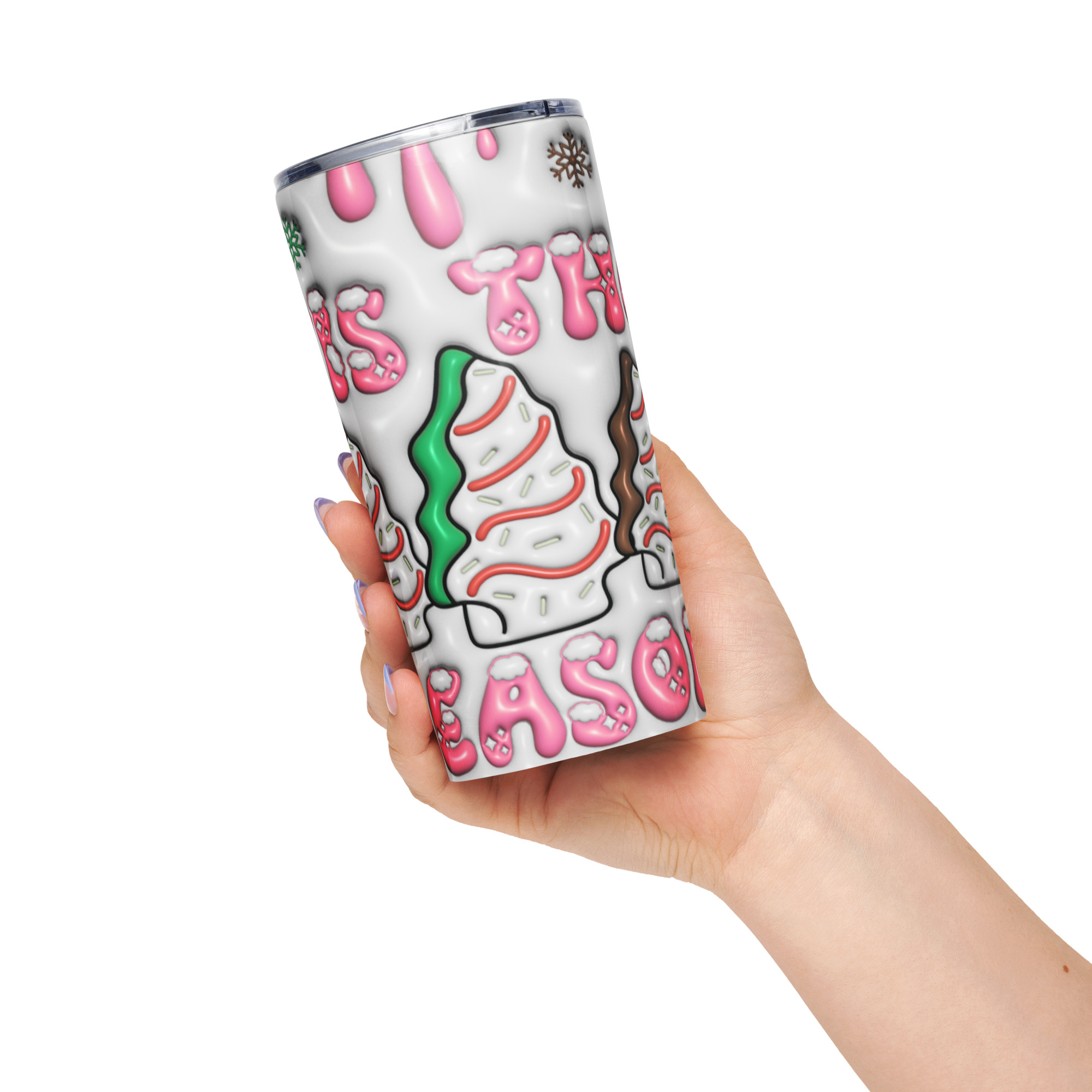 Sweet Season Candy Christmas Tumbler