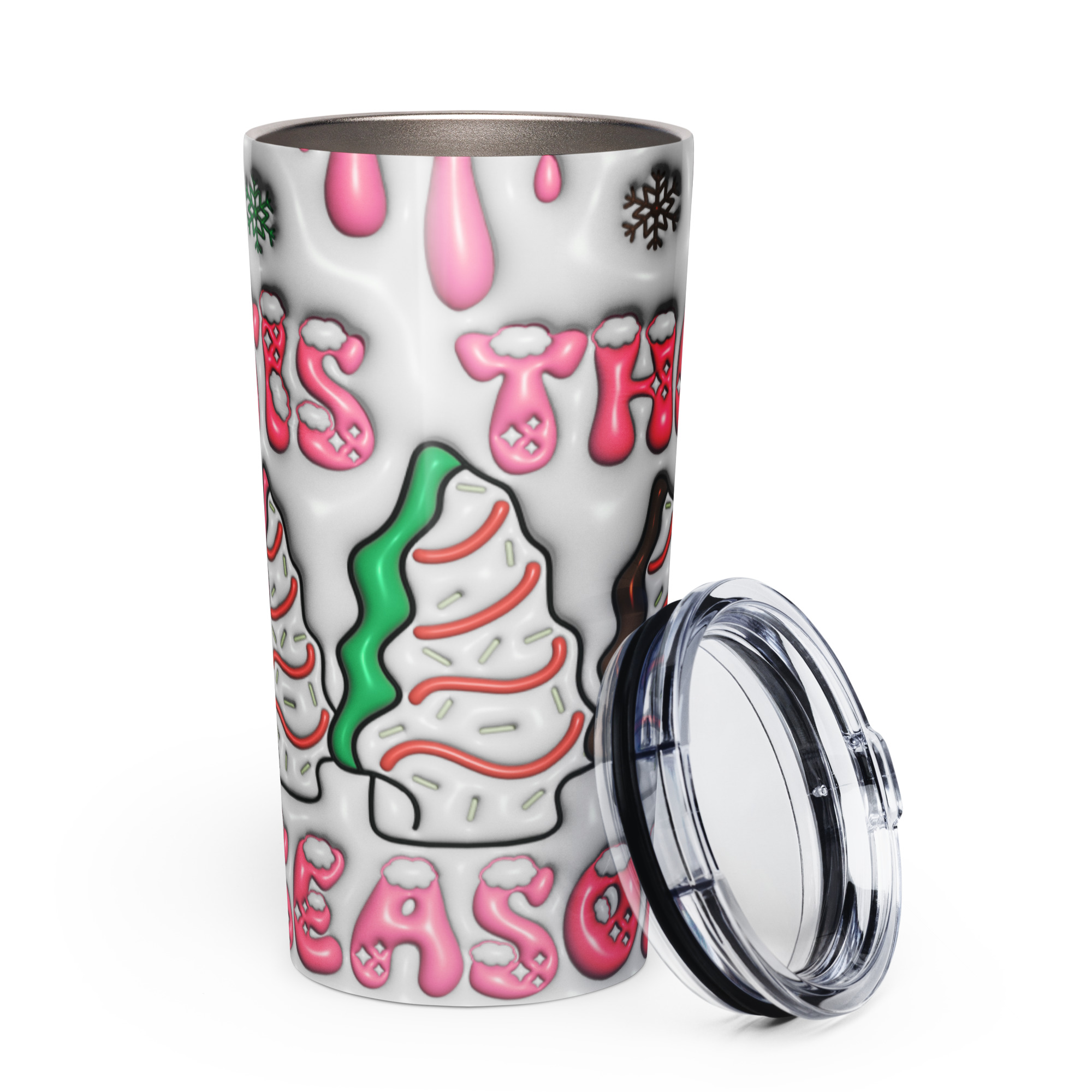 Sweet Season Candy Christmas Tumbler