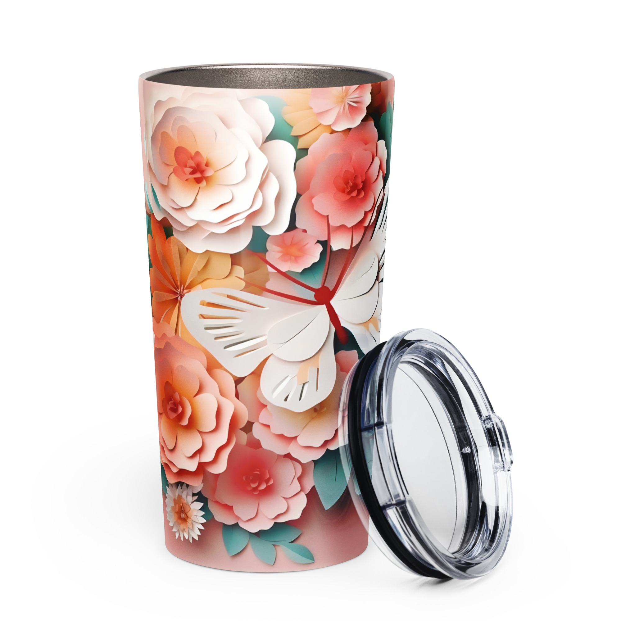 Coral Bloom Butterfly