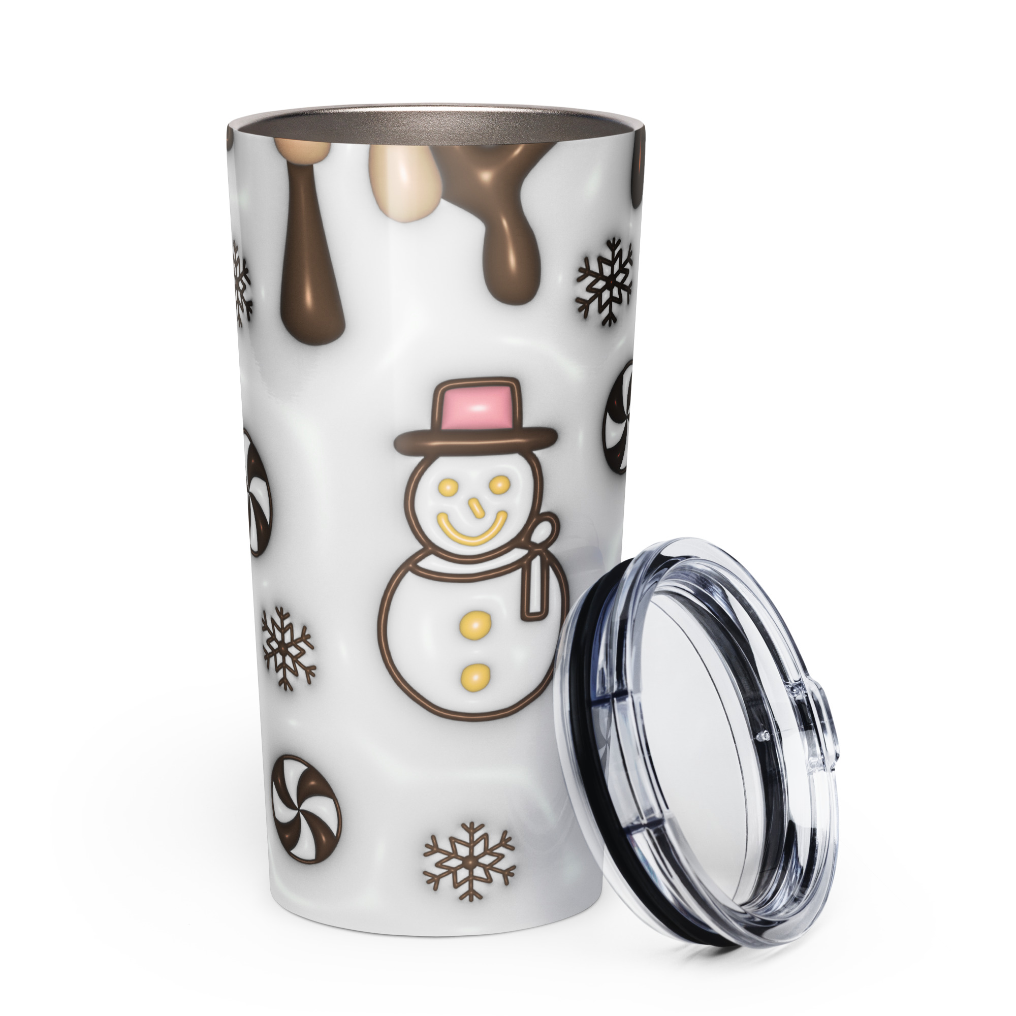 Sweet Winter Snowman Candy Tumbler