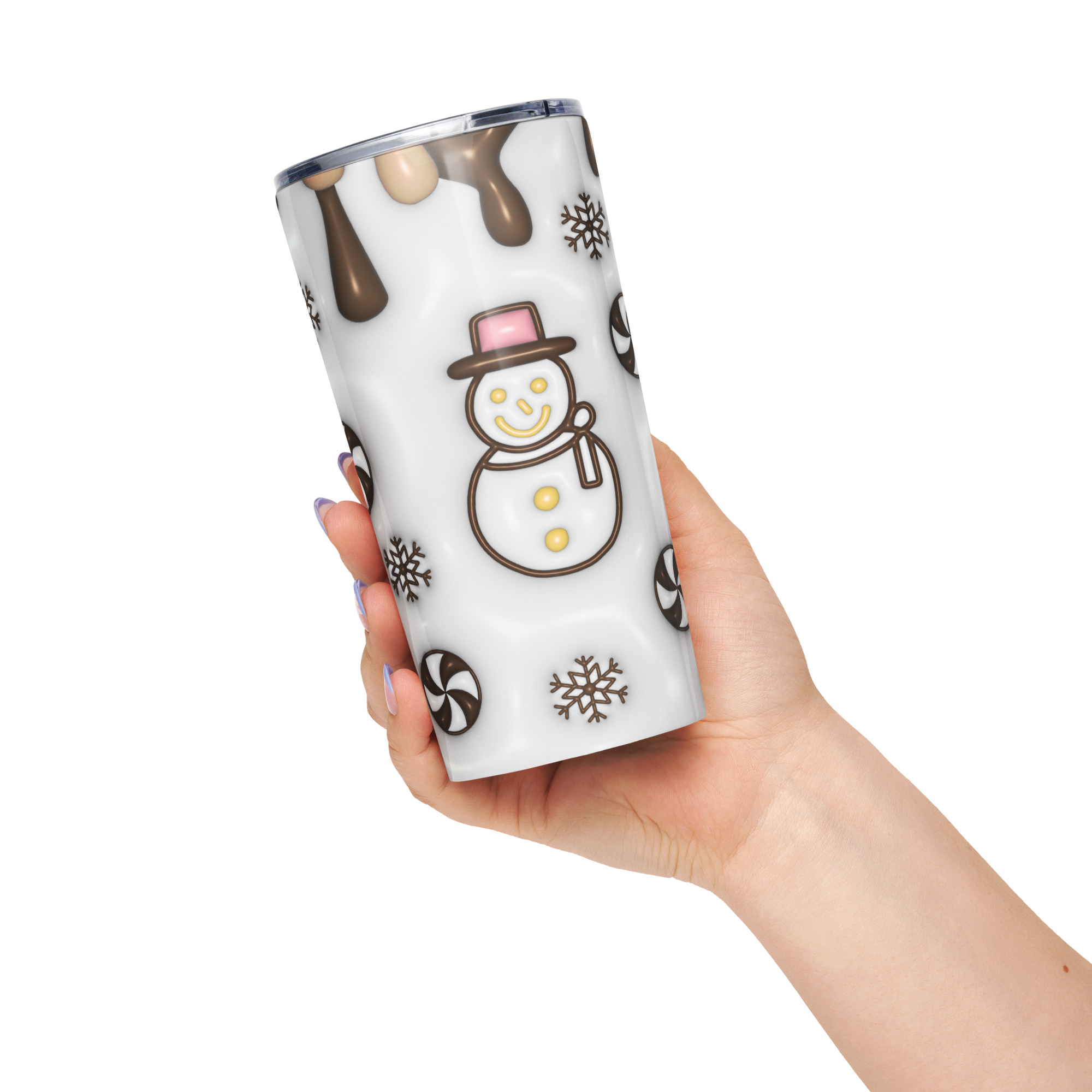 Sweet Winter Snowman Candy Tumbler