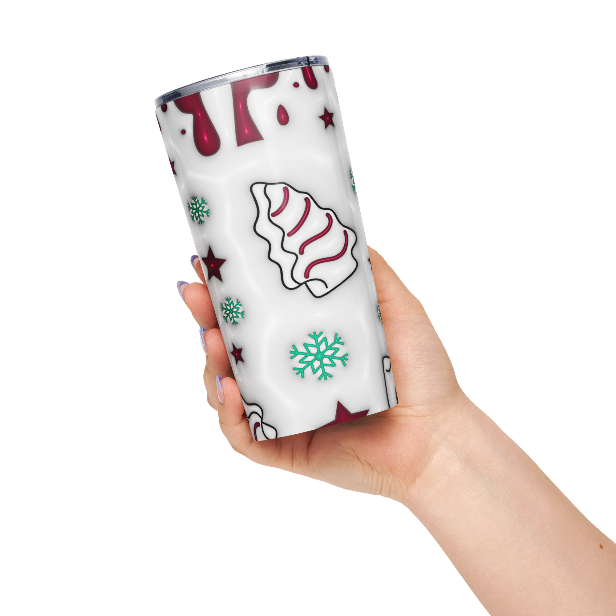 Sweet Season Red Candy Christmas Tumbler