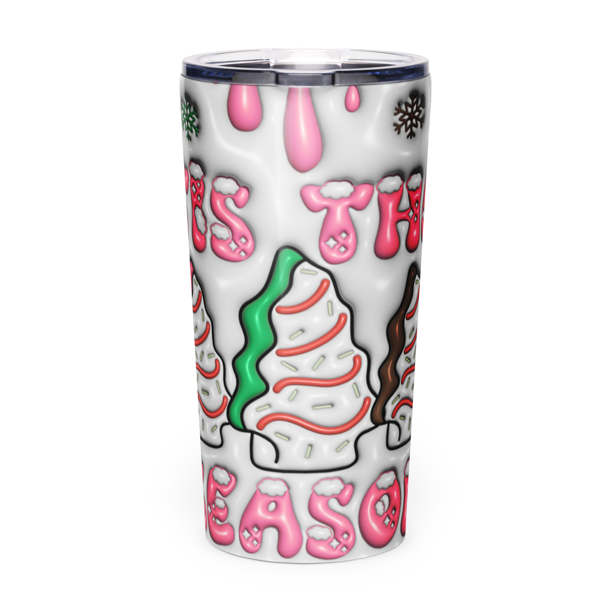 Sweet Season Candy Christmas Tumbler