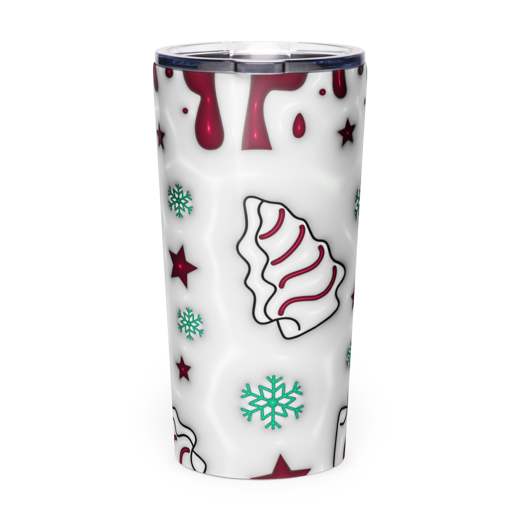 Sweet Season Red Candy Christmas Tumbler