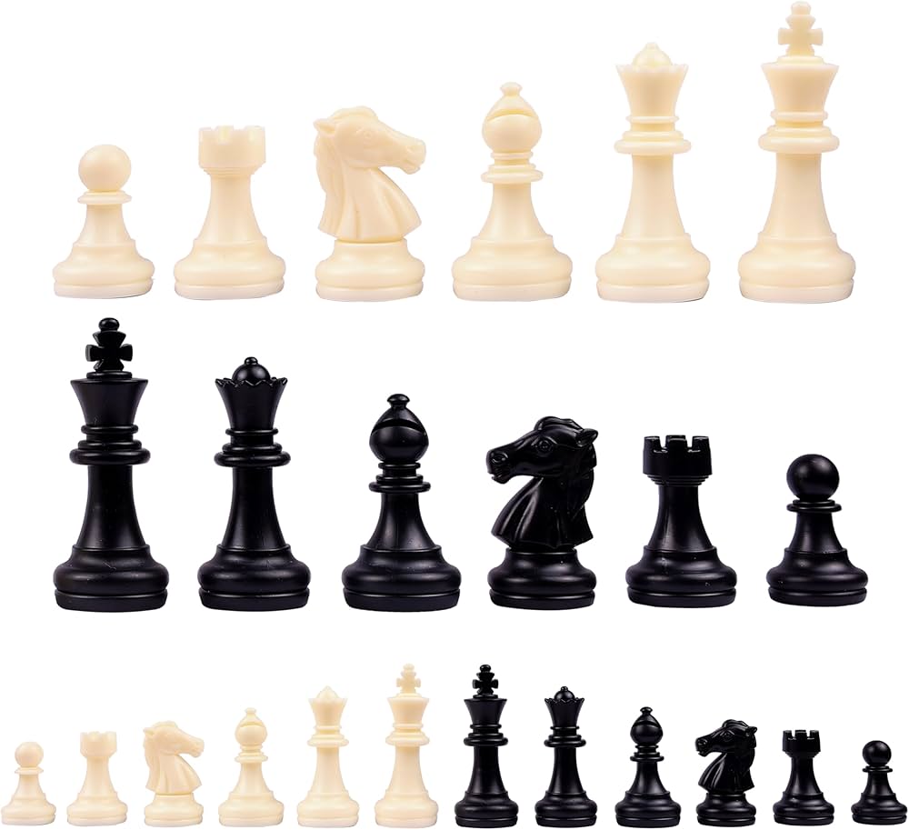 Vinyl Rubber Rollup FIDE Tournament Standard Professional Chess Set