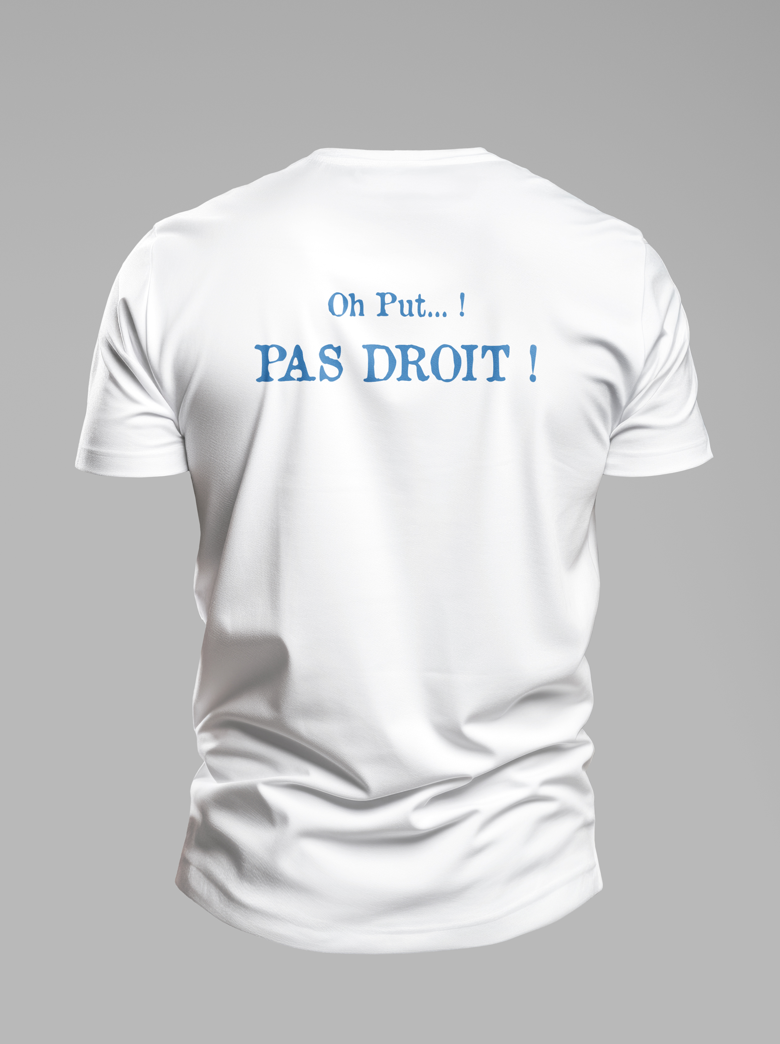 T-shirt Impérial C'est pas droit ! 190 g