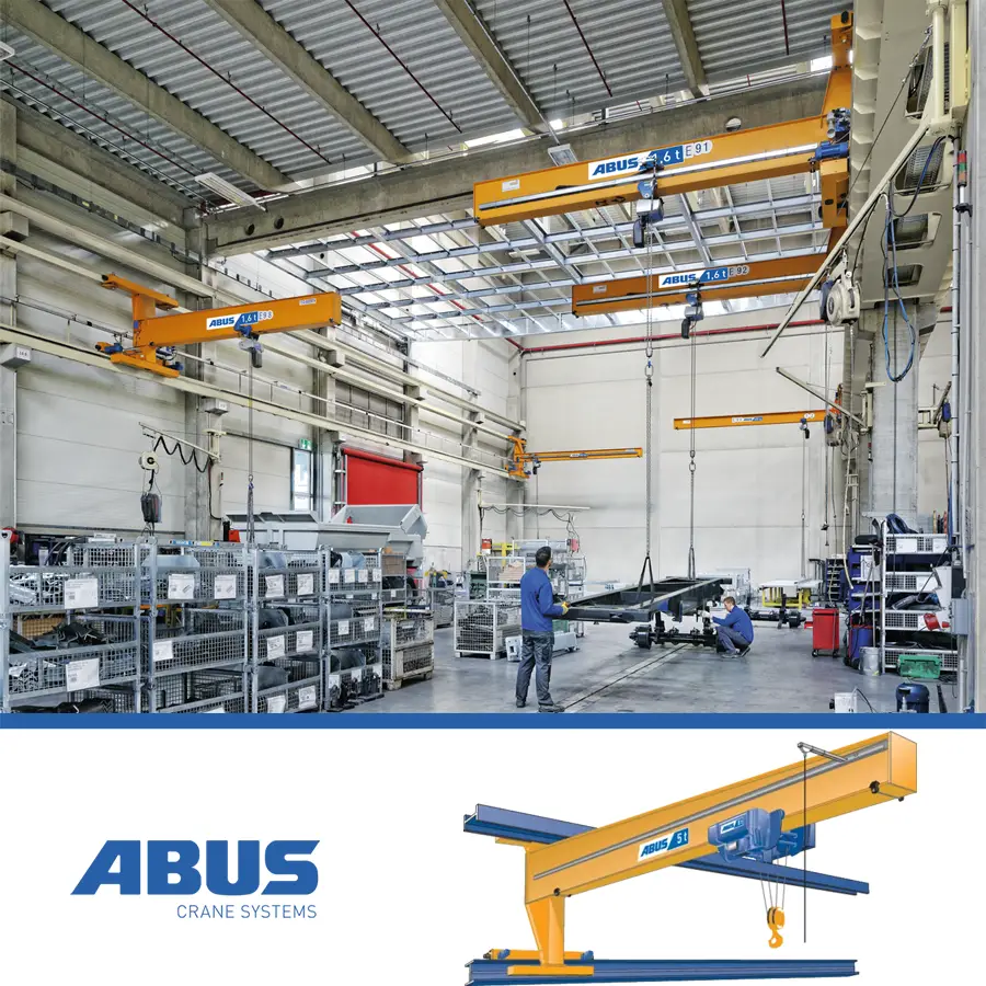 Γερανογέφυρες Τοίχου Μονής Δοκού - ABUS