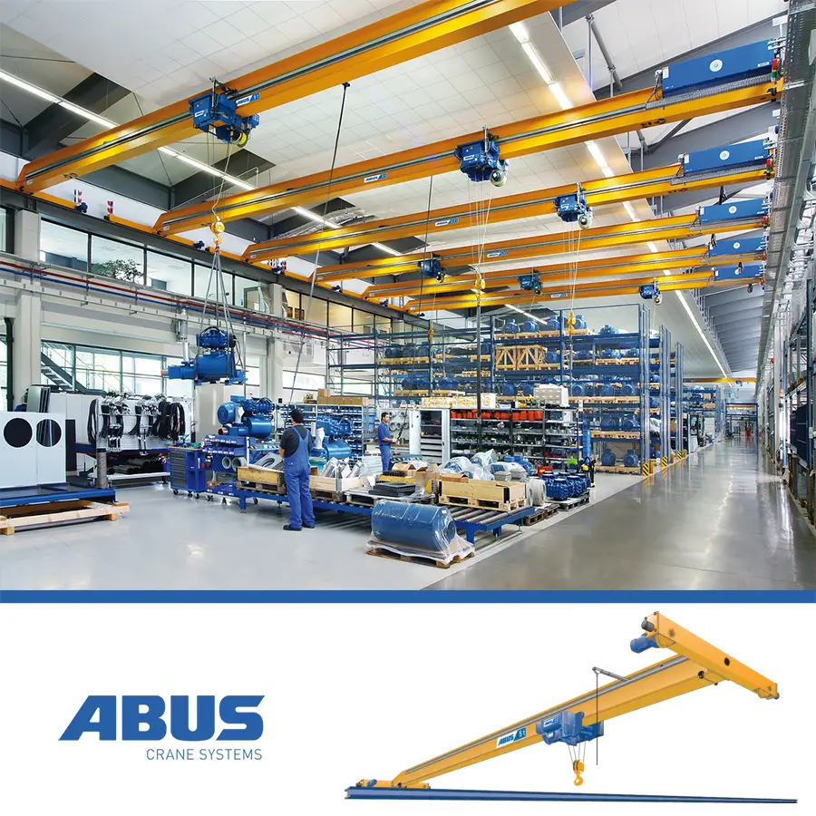 Γερανογέφυρες Μονής Δοκού - ABUS