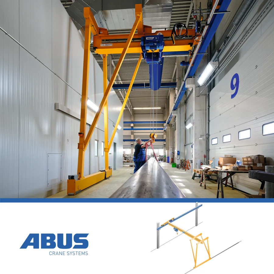 Ημιπυλωτοί Γερανοί Μονής Δοκού - ABUS