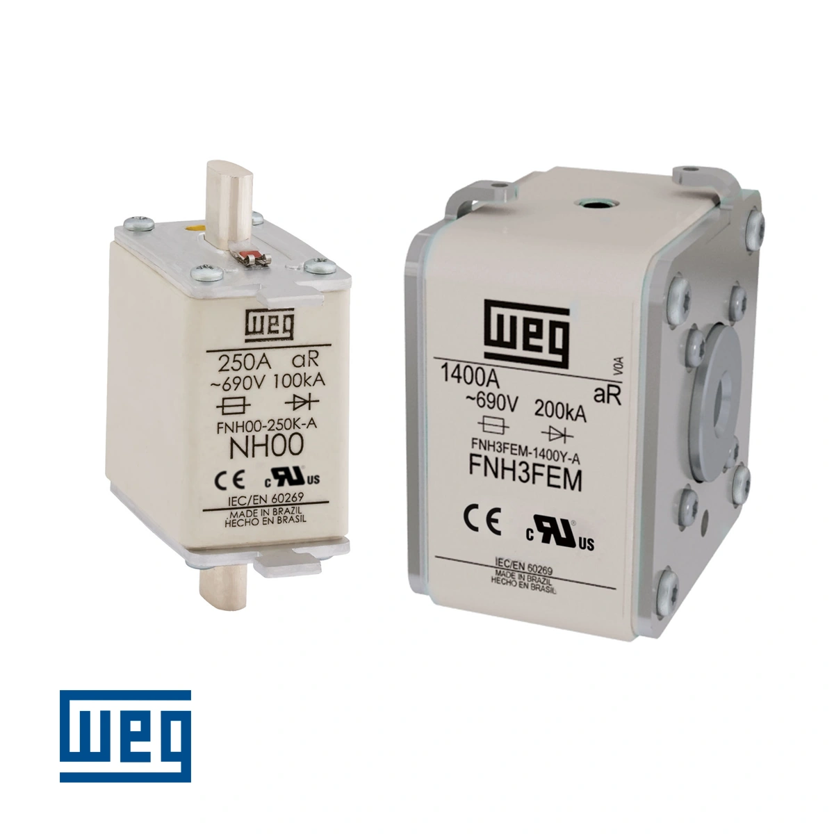 Ασφάλειες Υψηλής Ταχύτητας (aR) - WEG