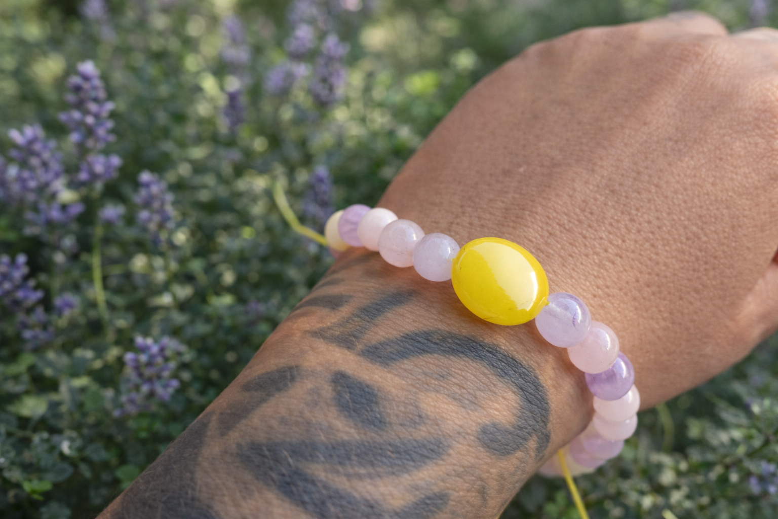 Brățară Energia Optimismului – Talisman cu Jad și Cuarț Roz