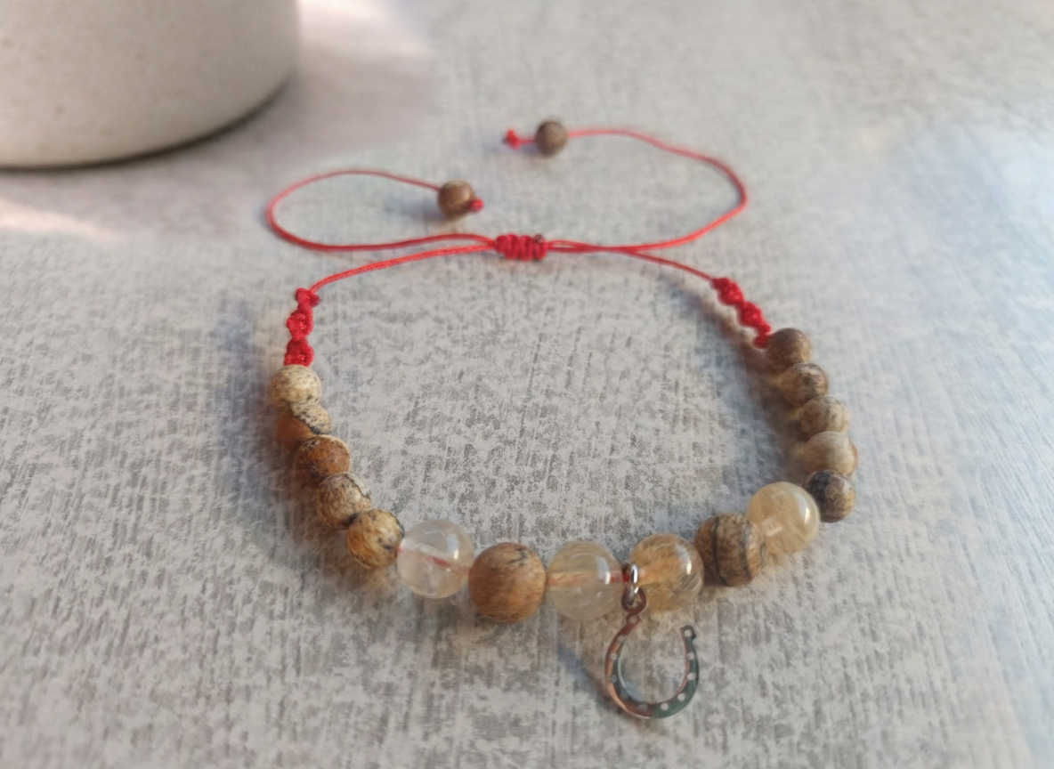 Brățară Energia Prosperității – Talisman cu Citrin și Jasp