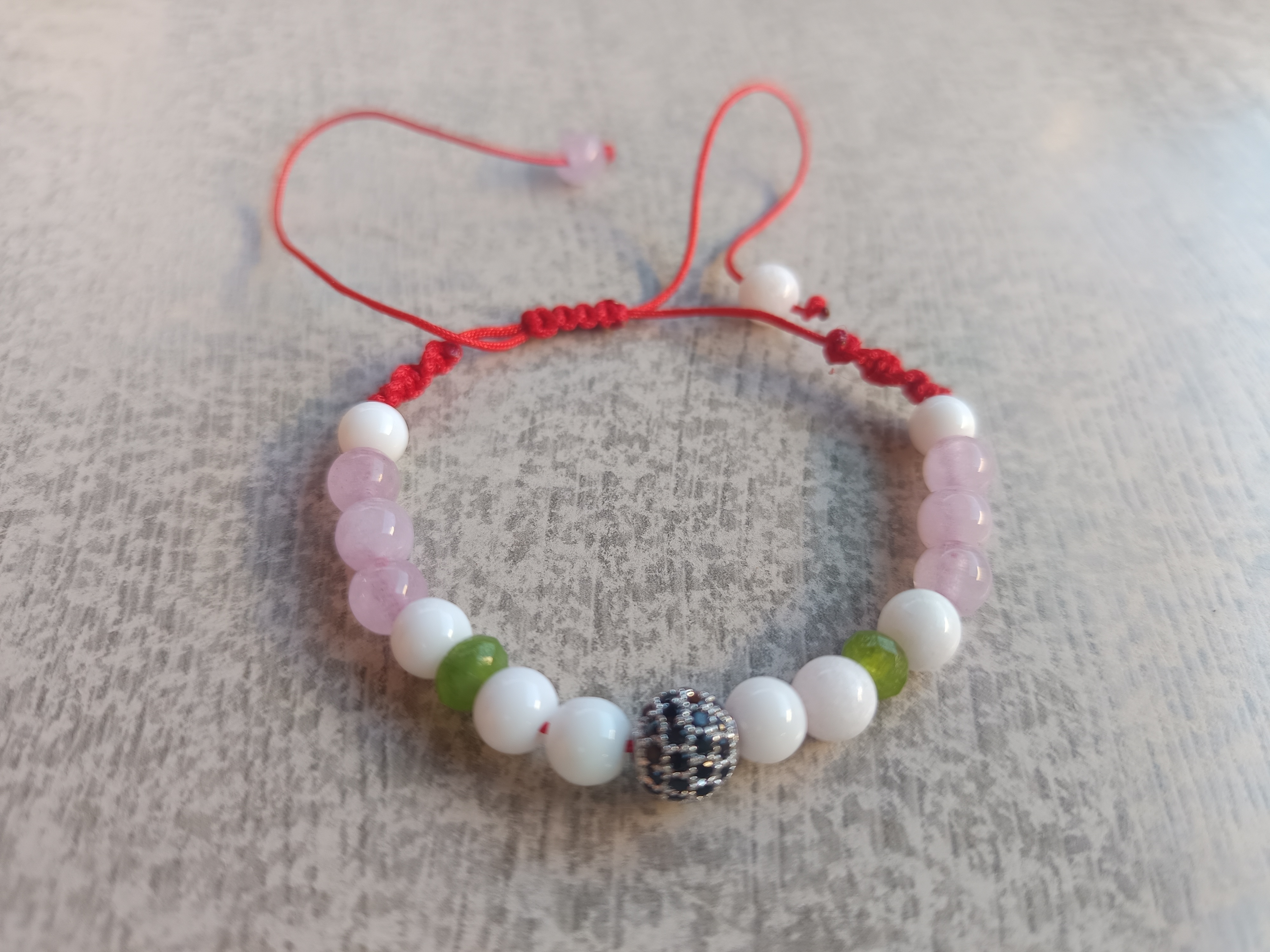 Brățară Armonie Discretă – Talisman cu Agate si Cuarț Roz