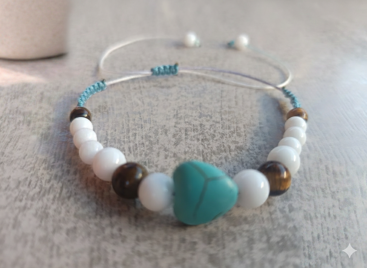 Brățară Protecție și Armonie – Talisman cu Agate și Ochi de Tigru