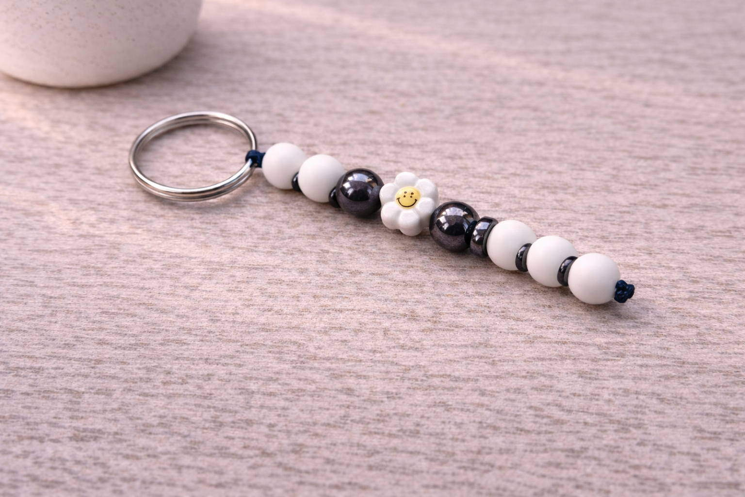 Breloc Zâmbet Protector – Talisman Agate & Hematit