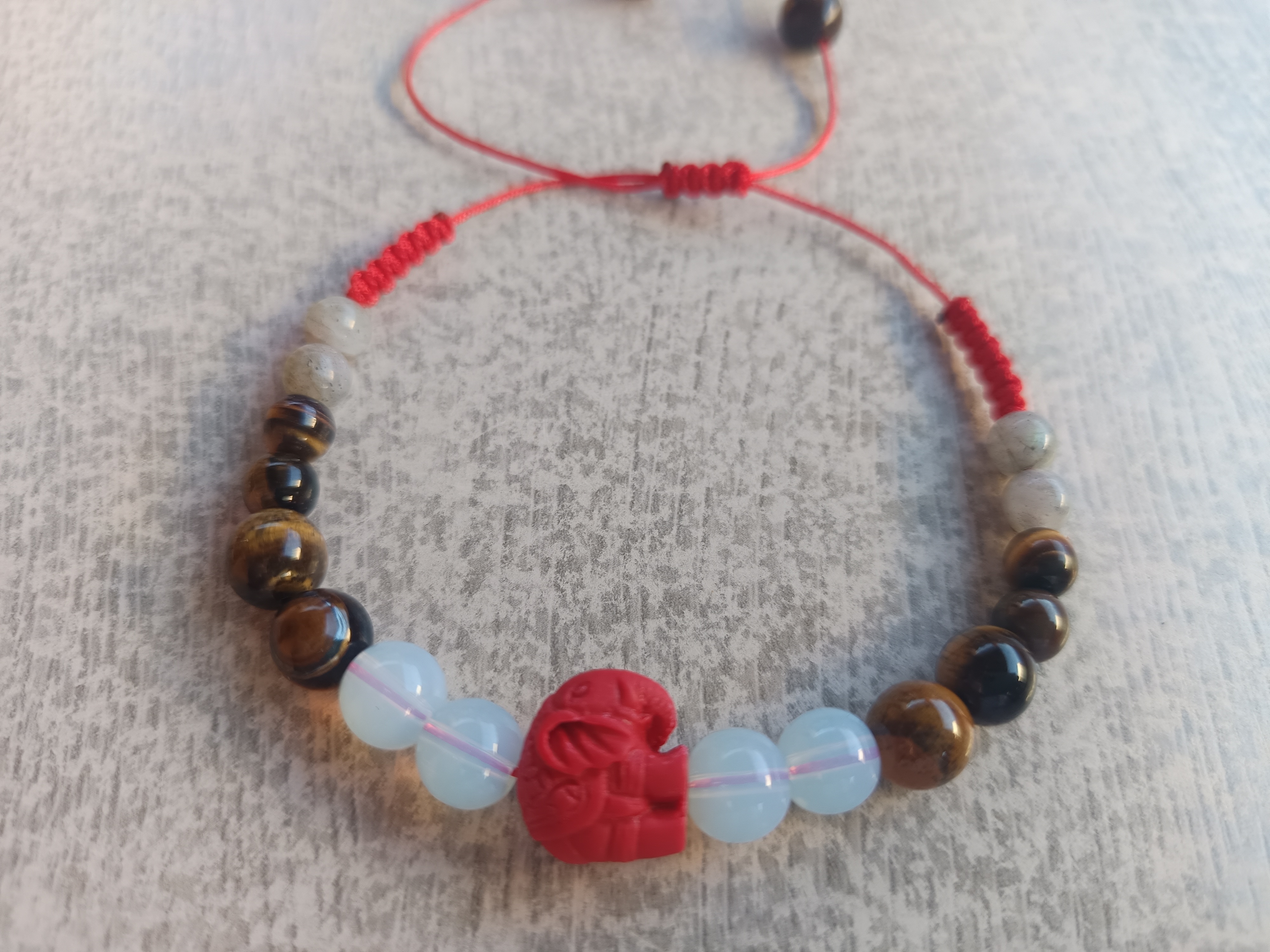 Brățară Forță și Intuiție – Talisman cu Labradorit și Ochi de Tigru