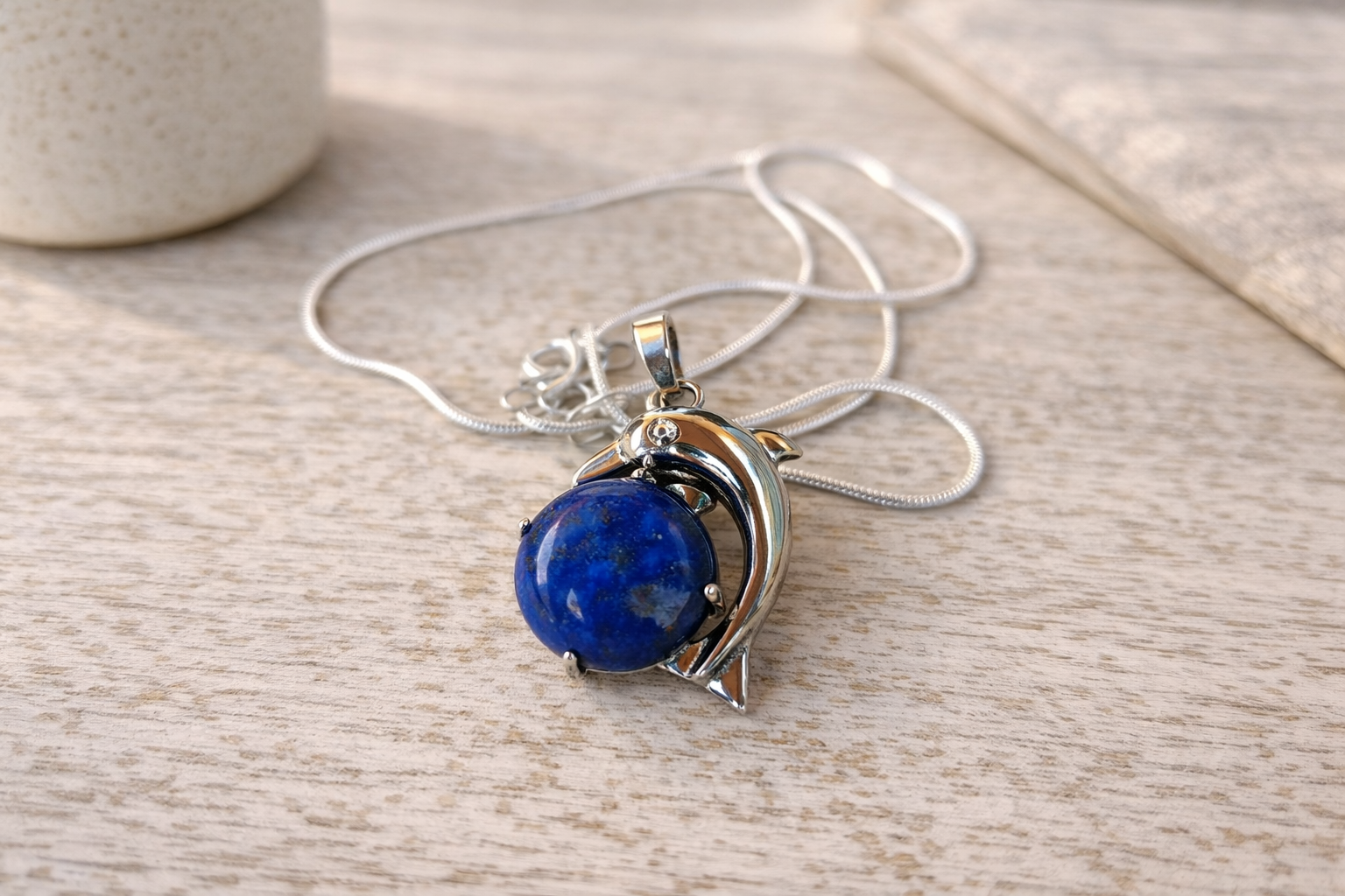 Colier Mesagerul Adevărului – Talisman Lapis Lazuli