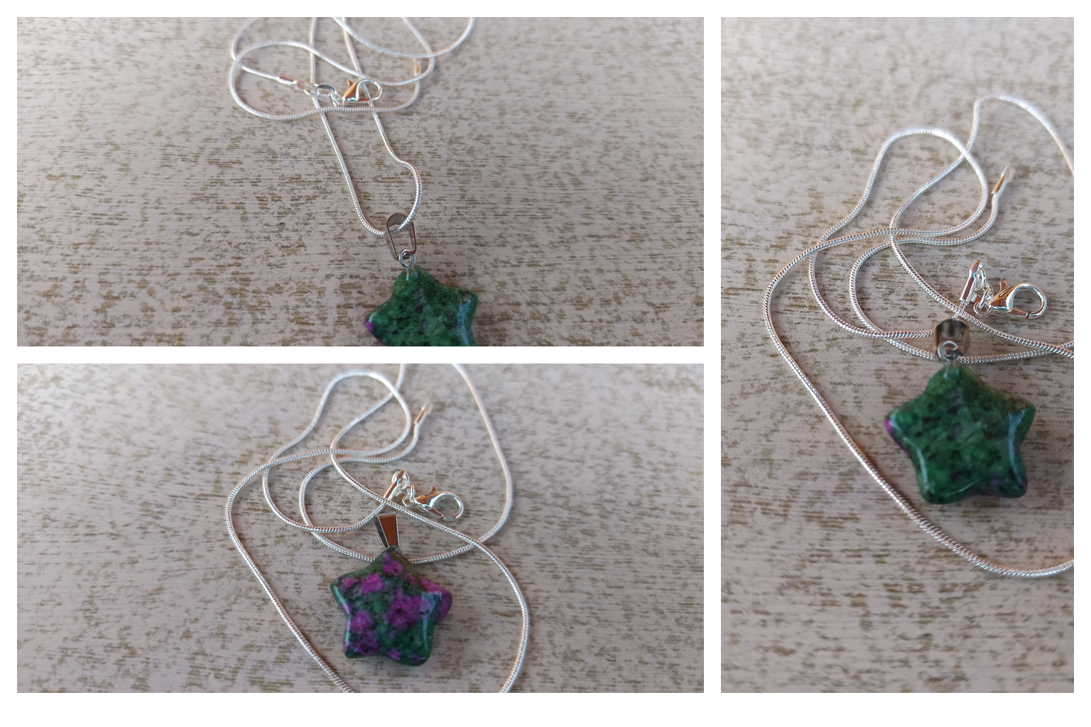 Colier Steaua Regenerării – Talisman Ruby Zoisit