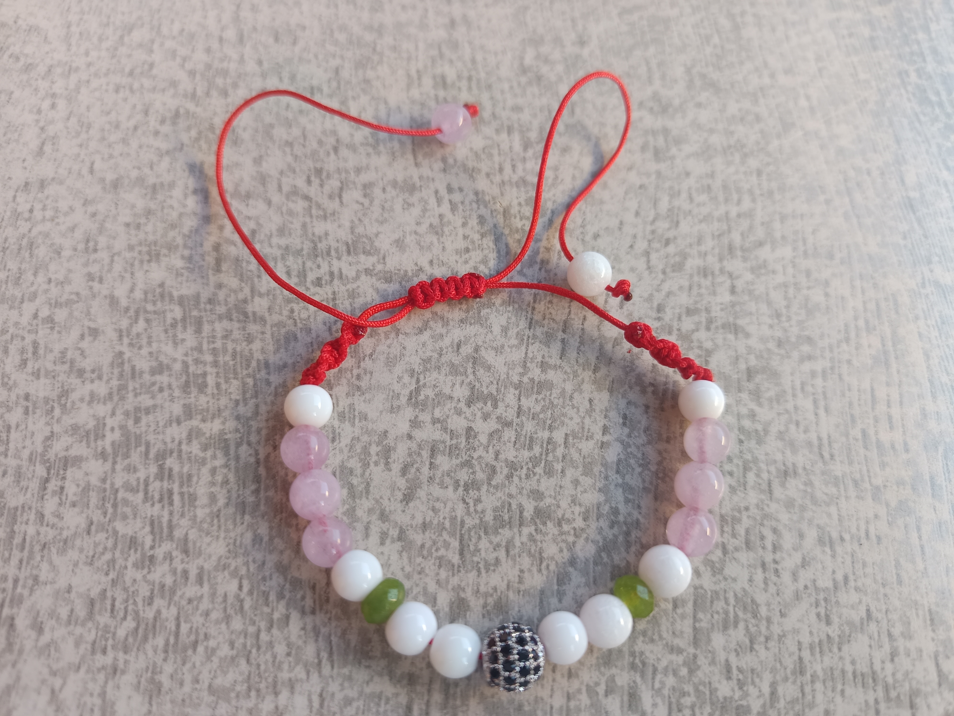 Brățară Armonie Discretă – Talisman cu Agate si Cuarț Roz